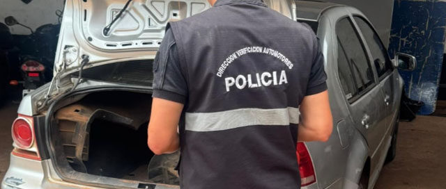SAN VICENTE: La Policía secuestró un vehículo por adulteración en la numeración del motor