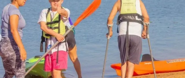 Posadas: El canotaje adaptado en el Paraná como terapia complementaria