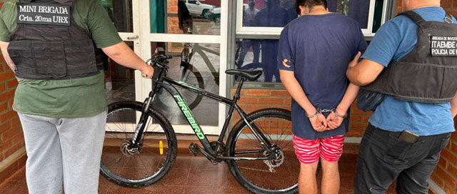 ITAEMBÉ GUAZÚ: Recuperaron una bicicleta robada y detuvieron al presunto autor del hurto