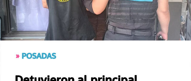 POSADAS: Detuvieron al principal sospechoso del ataque a motoambulancieros