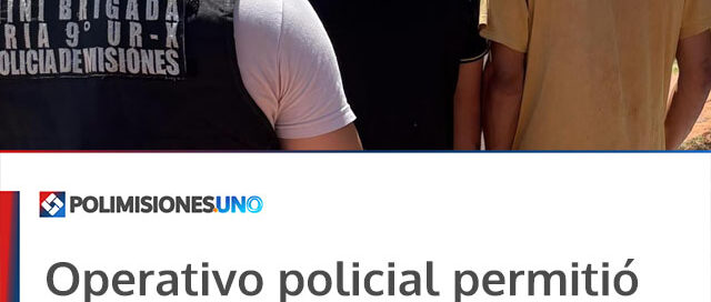 Operativo policial permitió detener a dos sospechosos y recuperar objetos robados en un violento ilícito