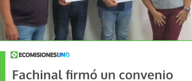 Fachinal firmó un convenio de cooperación con la Reserva de Veteranos de Guerra de Malvinas “Héctor Fernández”