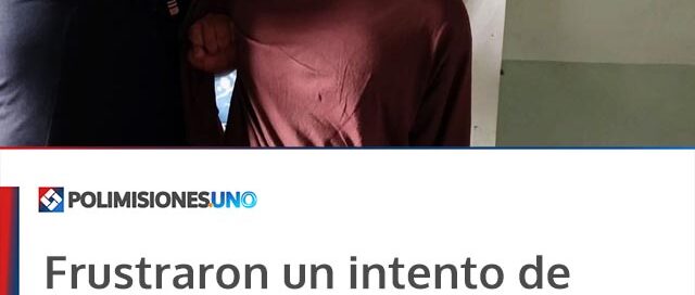 Frustraron un intento de robo a un repartidor y detuvieron a un joven en Posadas