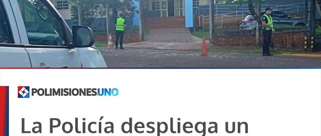 La Policía despliega un operativo integral de seguridad por el inicio del ciclo lectivo 2026 en Misiones