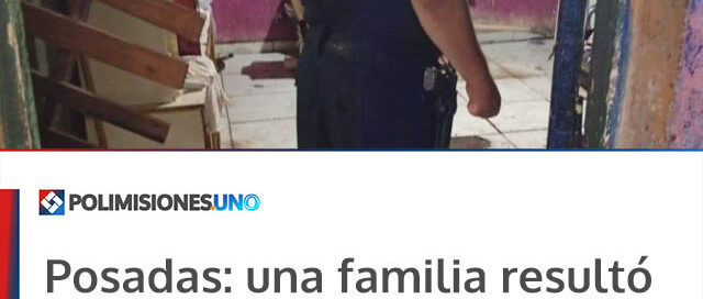 Posadas: una familia resultó afectada tras la inundación de su vivienda durante la tormenta
