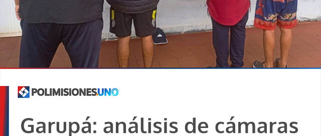 Garupá: análisis de cámaras permitió detener a tres ladrones que robaron en una vivienda