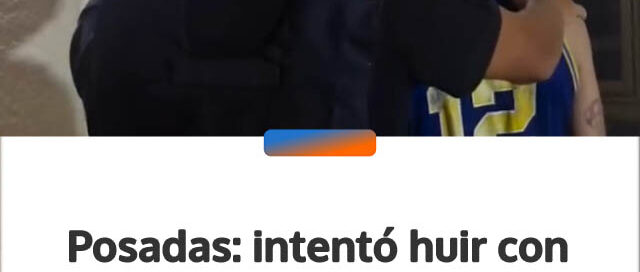 Posadas: intentó huir con una moto robada y fue detenido tras un operativo cerrojo del 911