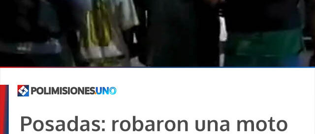 Posadas: robaron una moto en una estación de servicio y fueron detenidos tras un operativo con el 911