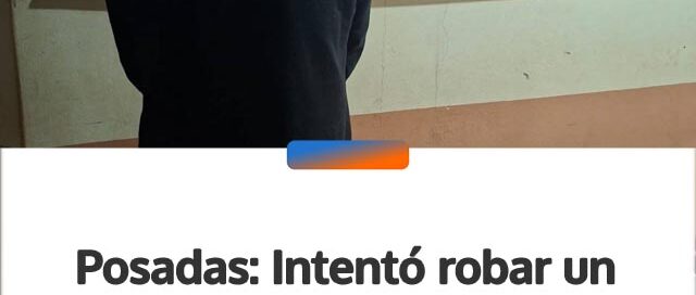 Intentó robar un comercio sobre avenida Blas Parera y fue detenido tras una rápida búsqueda