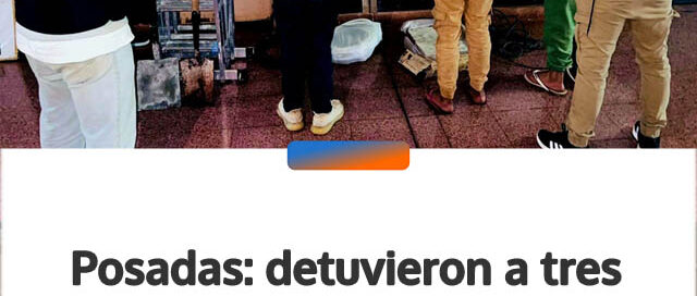 Posadas: detuvieron a tres hermanos acusados de robar herramientas en el barrio A4